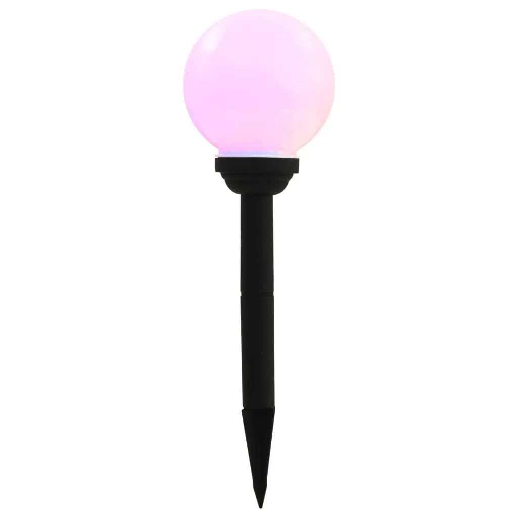 Outdoor Solar LED Spherical Lamps Garden Lighting 15cm 4 Piece