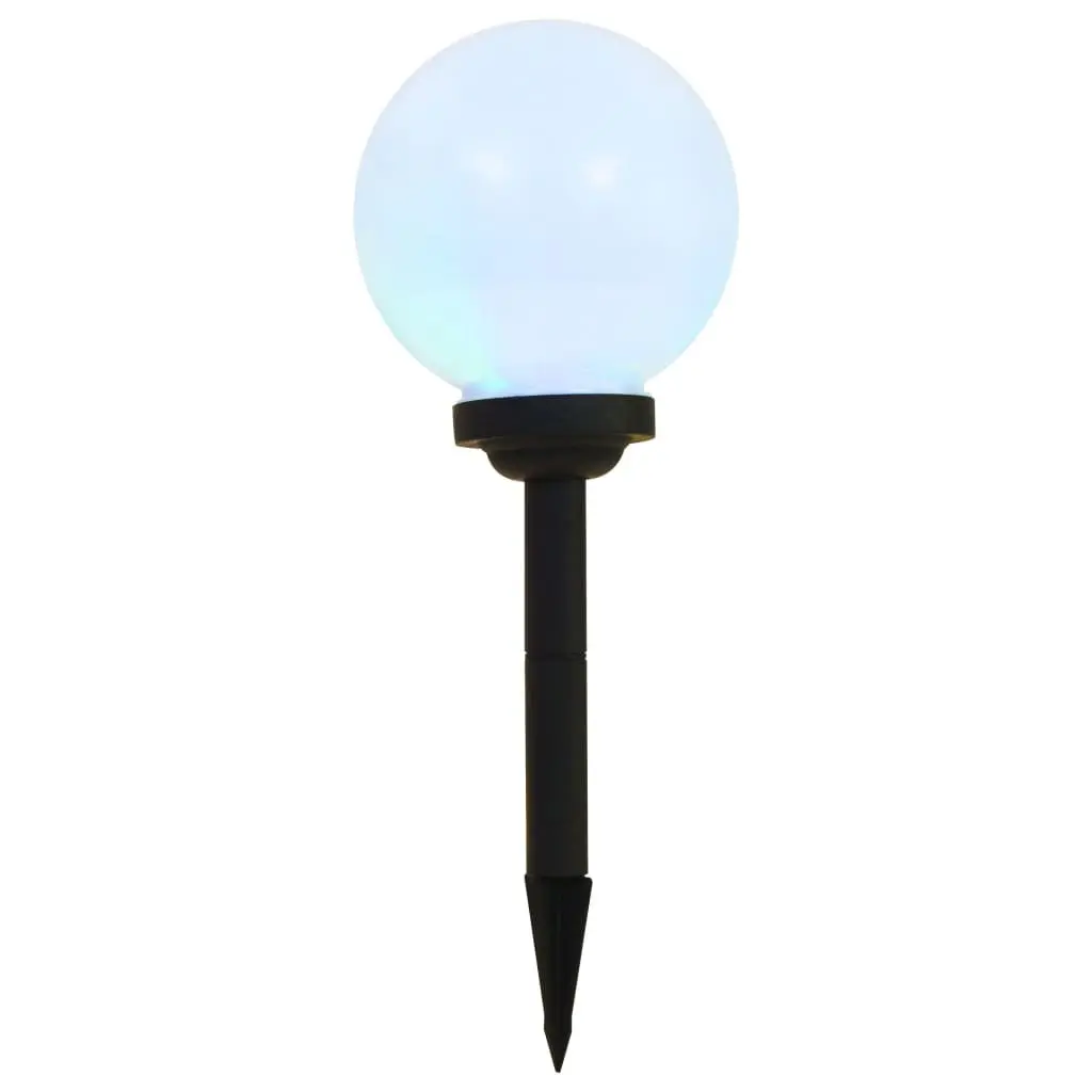 Outdoor Solar Lamps 3 pcs LED Spherical 20cm RGB Colour Change Garden Lighting
