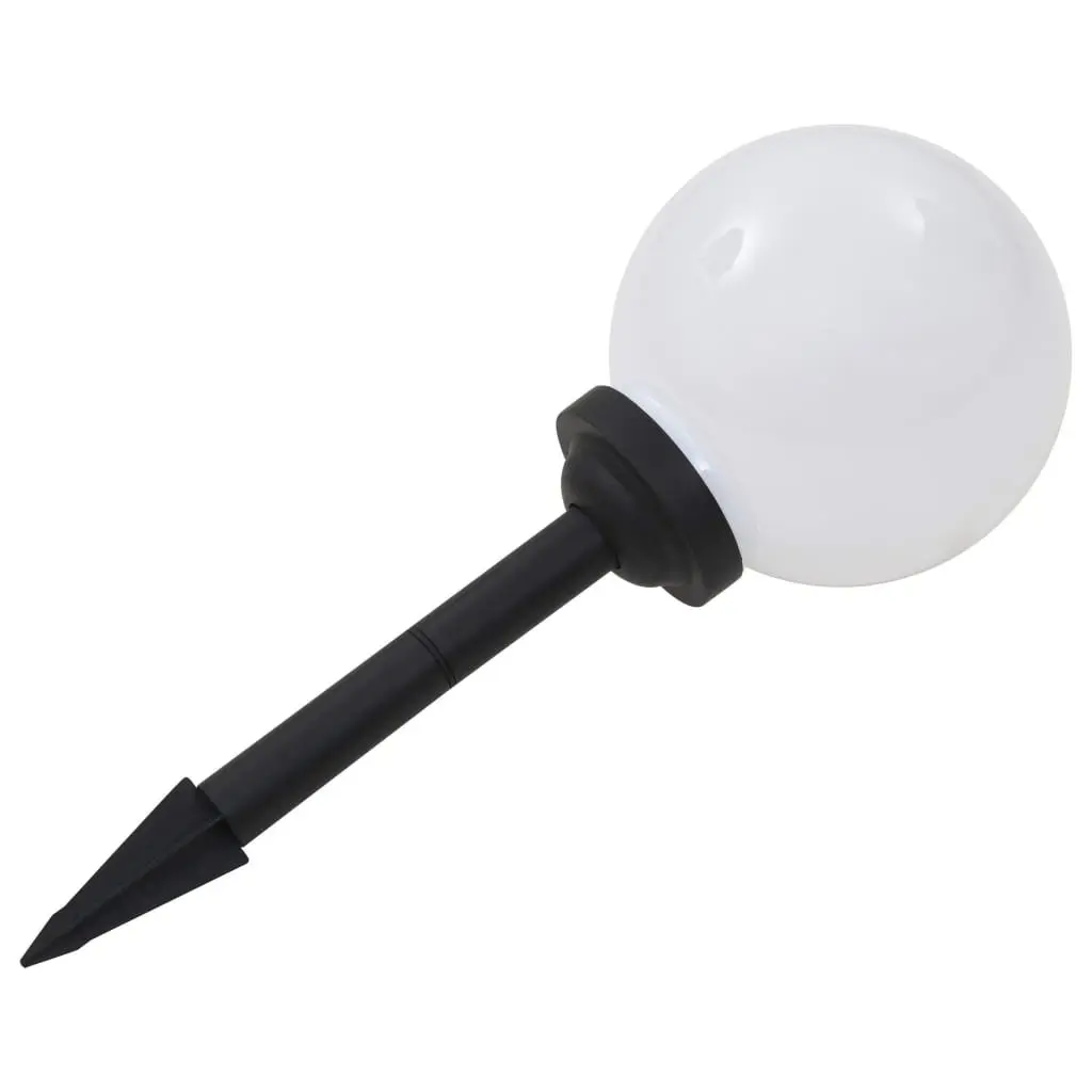 Outdoor Solar Lamps 3 pcs LED Spherical 20cm RGB Colour Change Garden Lighting