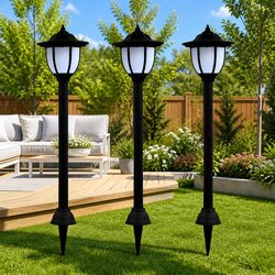 Specifications of 3 Pack Solar LED Outdoor Lamps