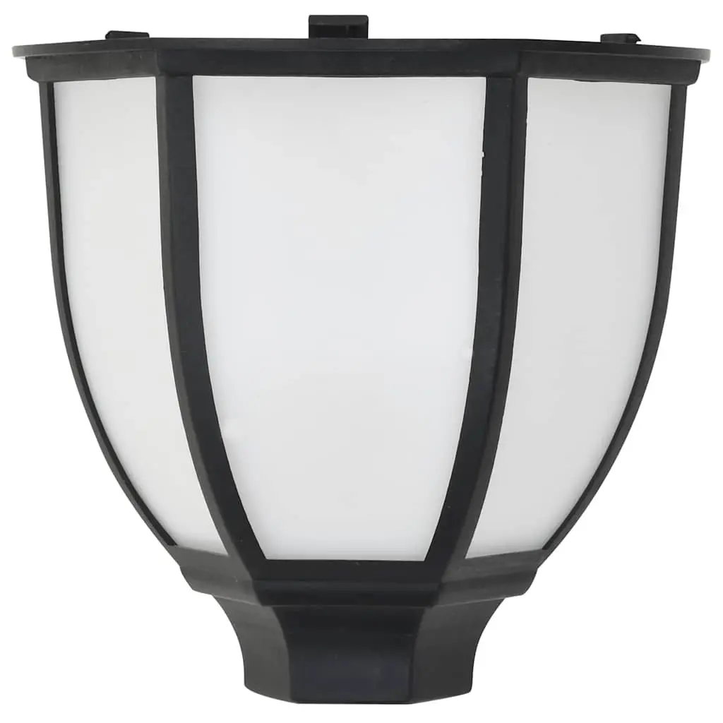 Outdoor Solar LED Lamps Garden Patio Pathway Black 3 Pack
