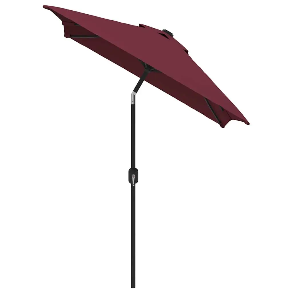 Garden Parasol Outdoor Umbrella 300x200cm Red