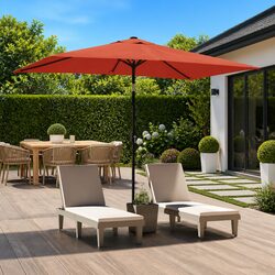 Garden Parasol Dimensions: 300x200 cm, Steel Frame, UV-Protective