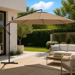 Cantilever Garden Parasol 350cm: Specifications and Features