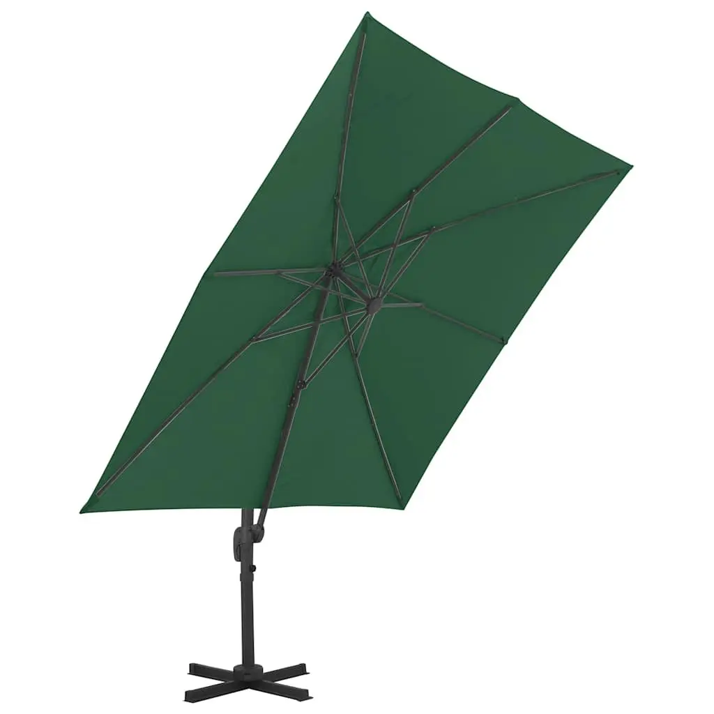 400x300 cm Green Cantilever Parasol