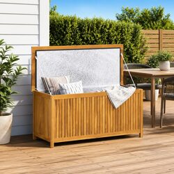 Storage Box with Water-Resistant Lining 120x50x58 cm