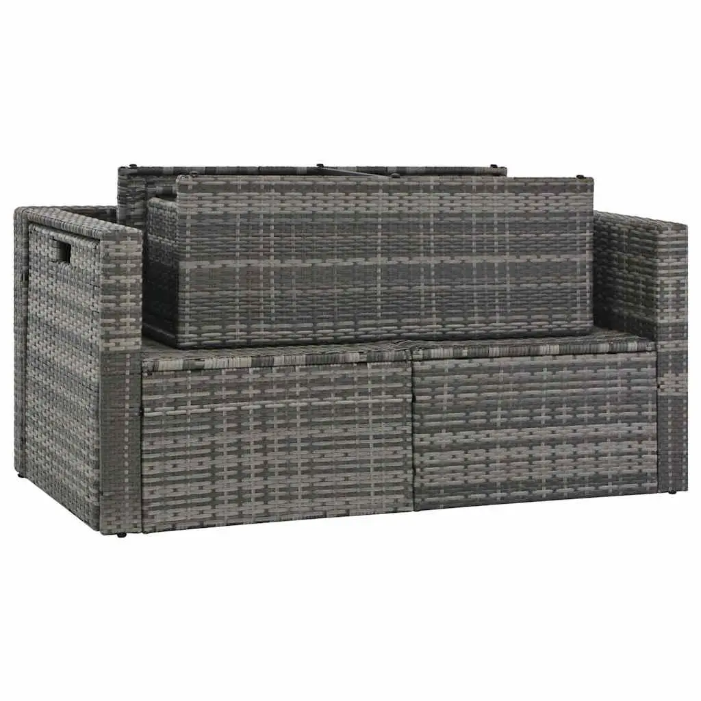 Garden Lounge Set Outdoor Furniture 6 Piece Grey