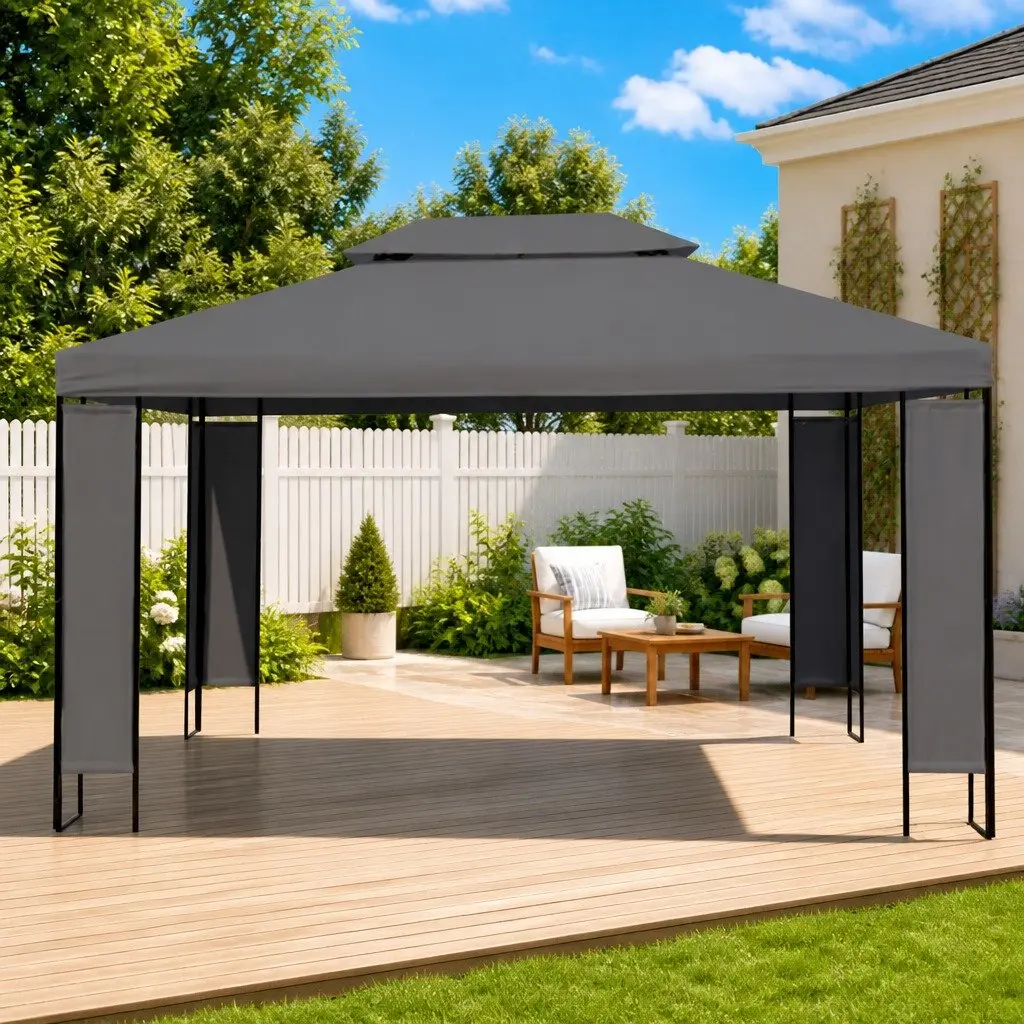 300x400 cm Anthracite Gazebo Canopy