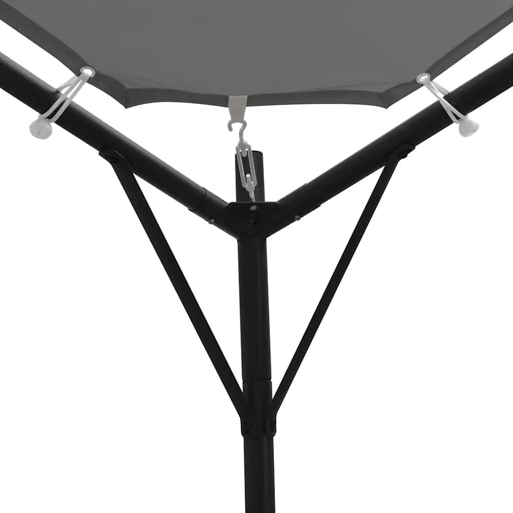 Gazebo Outdoor Garden 4x4 m Anthracite Canopy Shade Structure