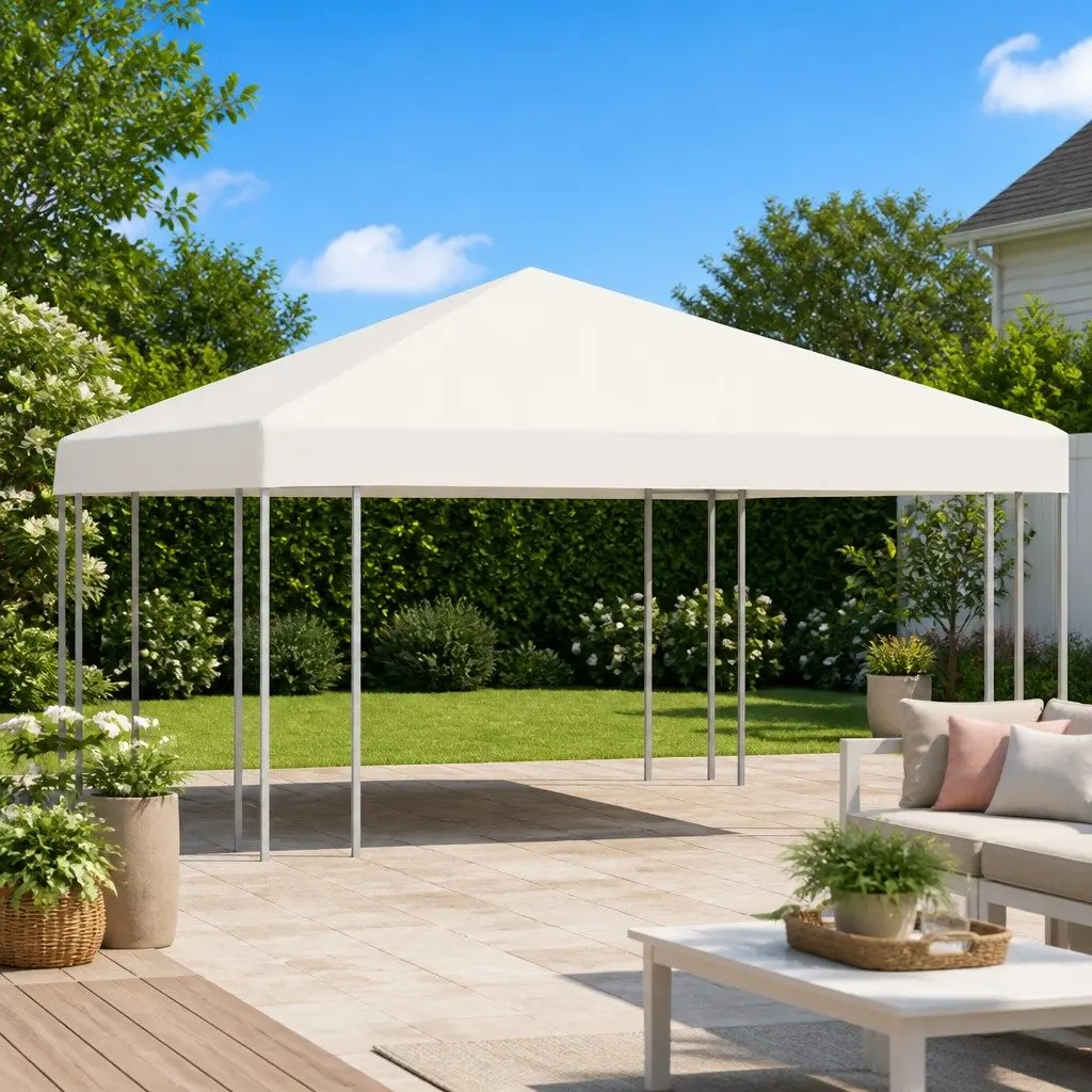 Gazebo Top Cover Outdoor Garden Patio 3x3m Replacement Canopy Sunshade