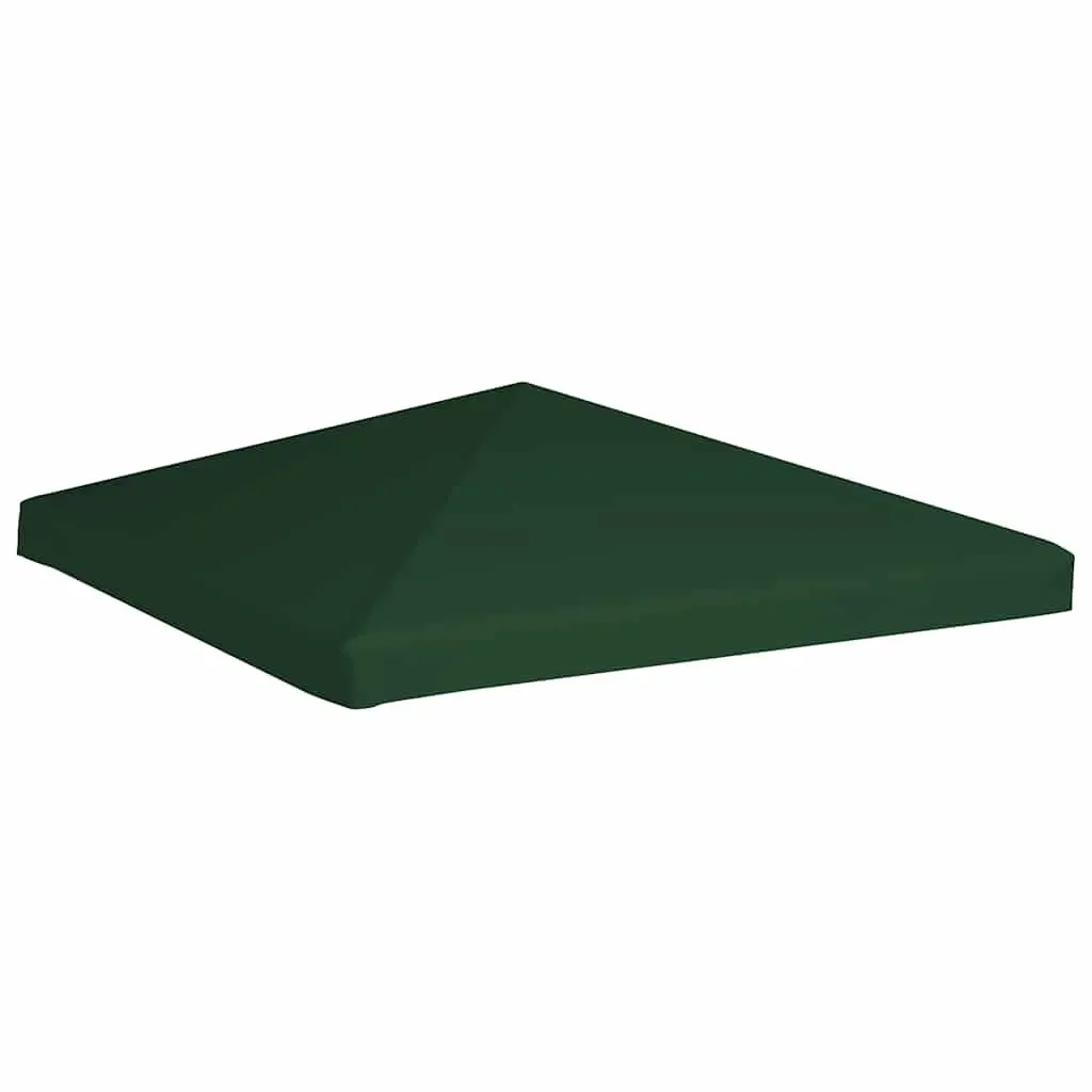 Gazebo Top Cover Outdoor Use 3x3 m Green