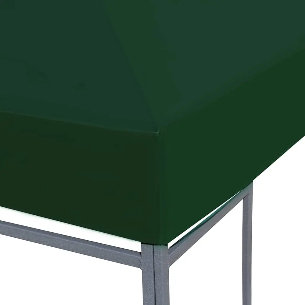 Gazebo Top Cover Outdoor Use 3x3 m Green