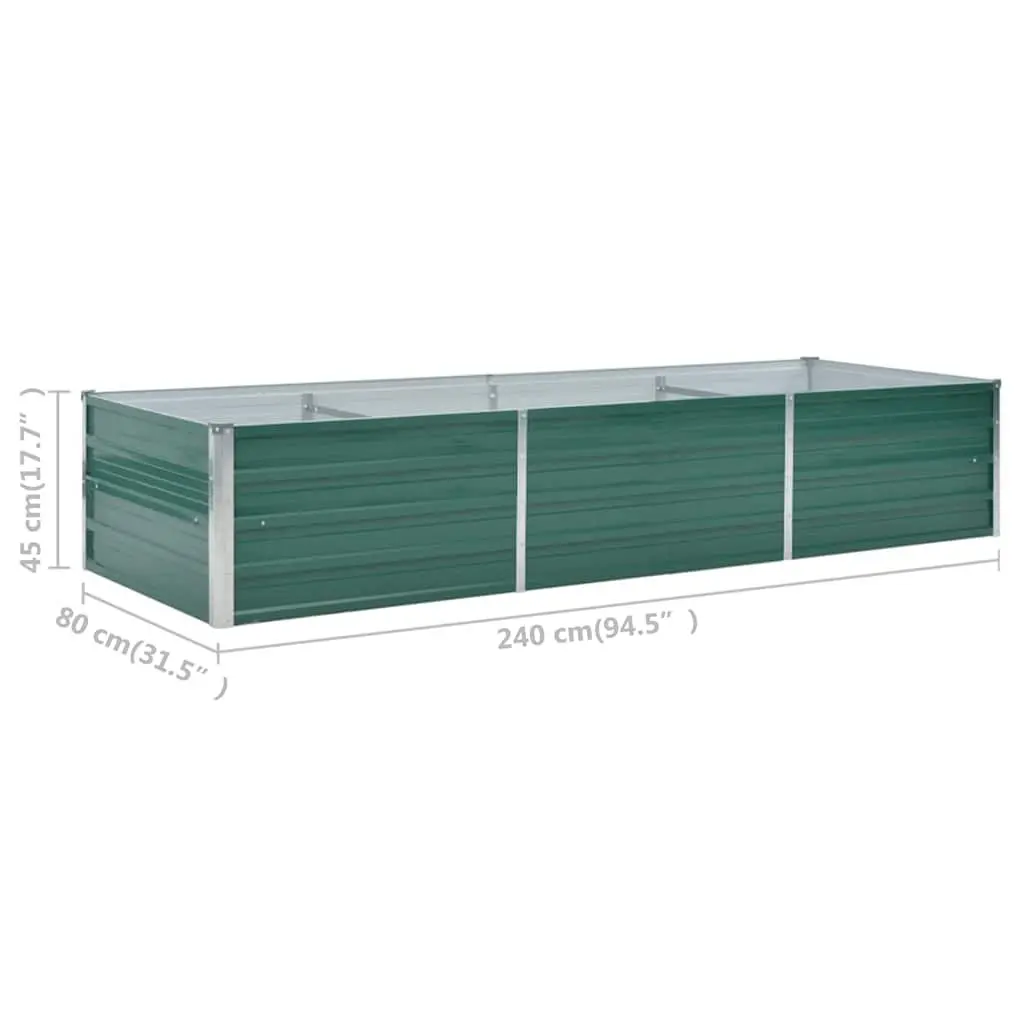 Raised Garden Bed Planter Box Outdoor Use 240L x 80W x 45H cm