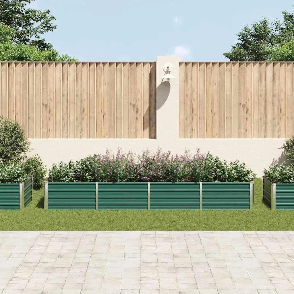 Raised Garden Bed Planter Box Outdoor Use 320 x 80 x 45 cm Galvanised Steel