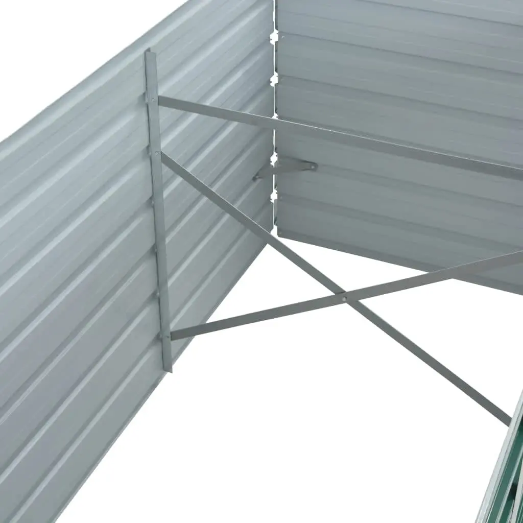 Raised Garden Bed Planter Box Outdoor Use 320 x 80 x 45 cm Galvanised Steel