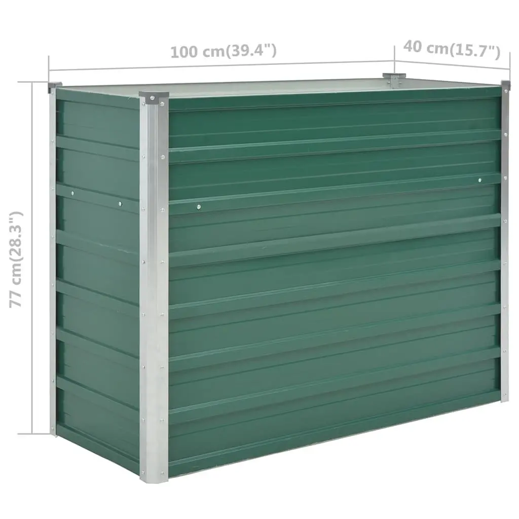 Garden Raised Bed Planter Box Outdoor Vegetable Flower Herb Container 100 x 40 x 77 cm