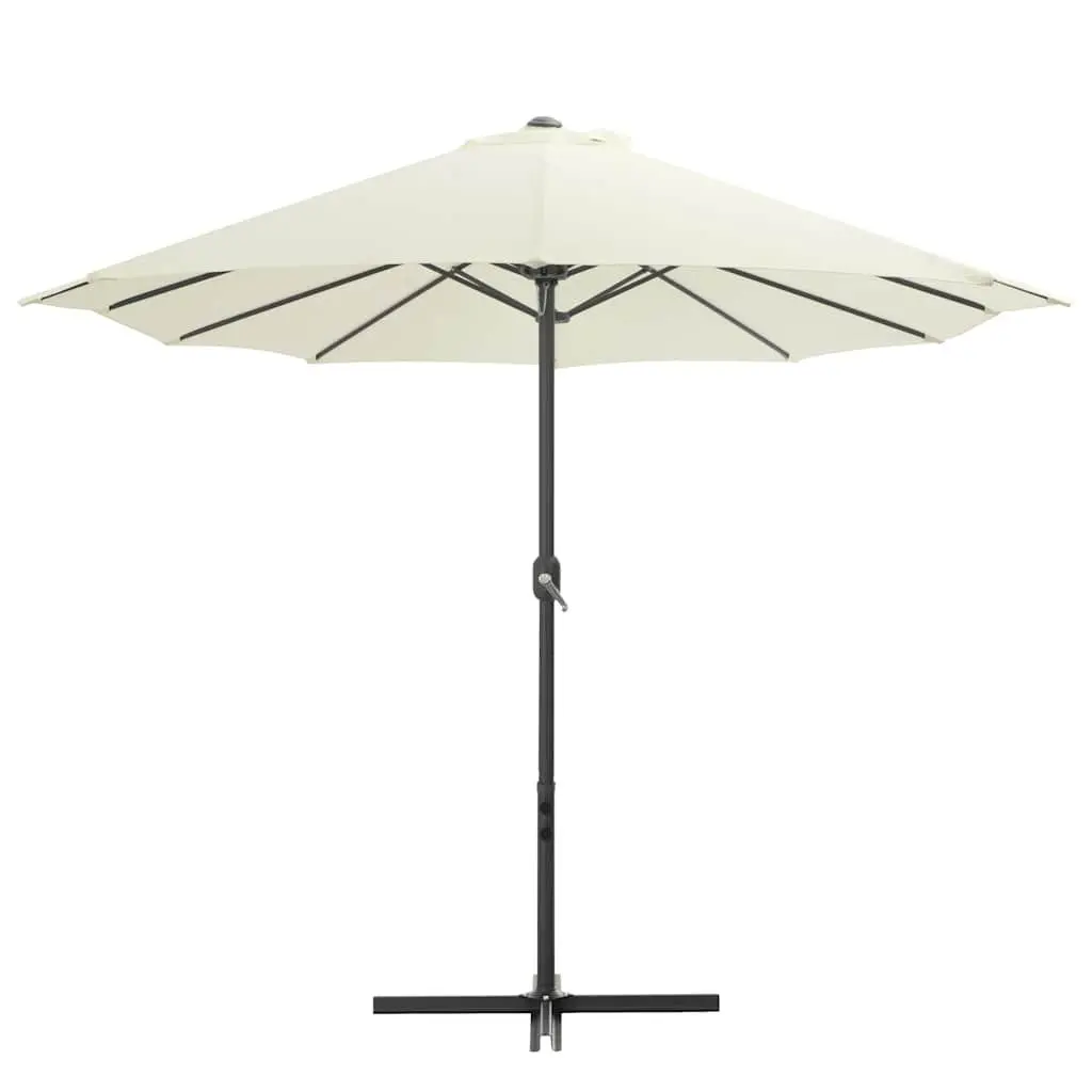 Garden Parasol Outdoor Umbrella 460x270cm Beige Sun Shade Canopy