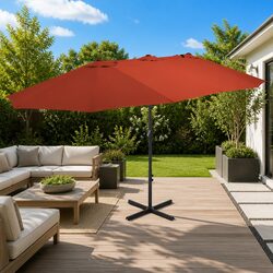 Double-Top Garden Parasol 460x270 cm Specifications