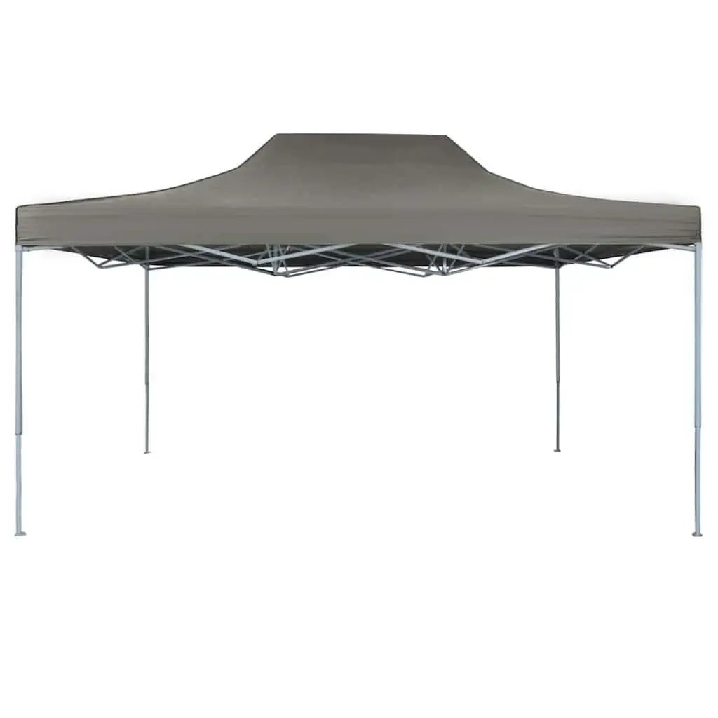 Outdoor Canopy Tent 3x4.5m Foldable Gazebo for Parties and Events Anthracite