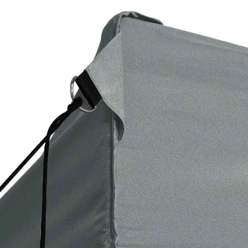 Foldable Pop-Up Tent 3x4.5m with 4 Side Walls Outdoor Canopy Gazebo Anthracite