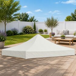 3x3 m Cream Canopy for Pop-Up Gazebo Frame