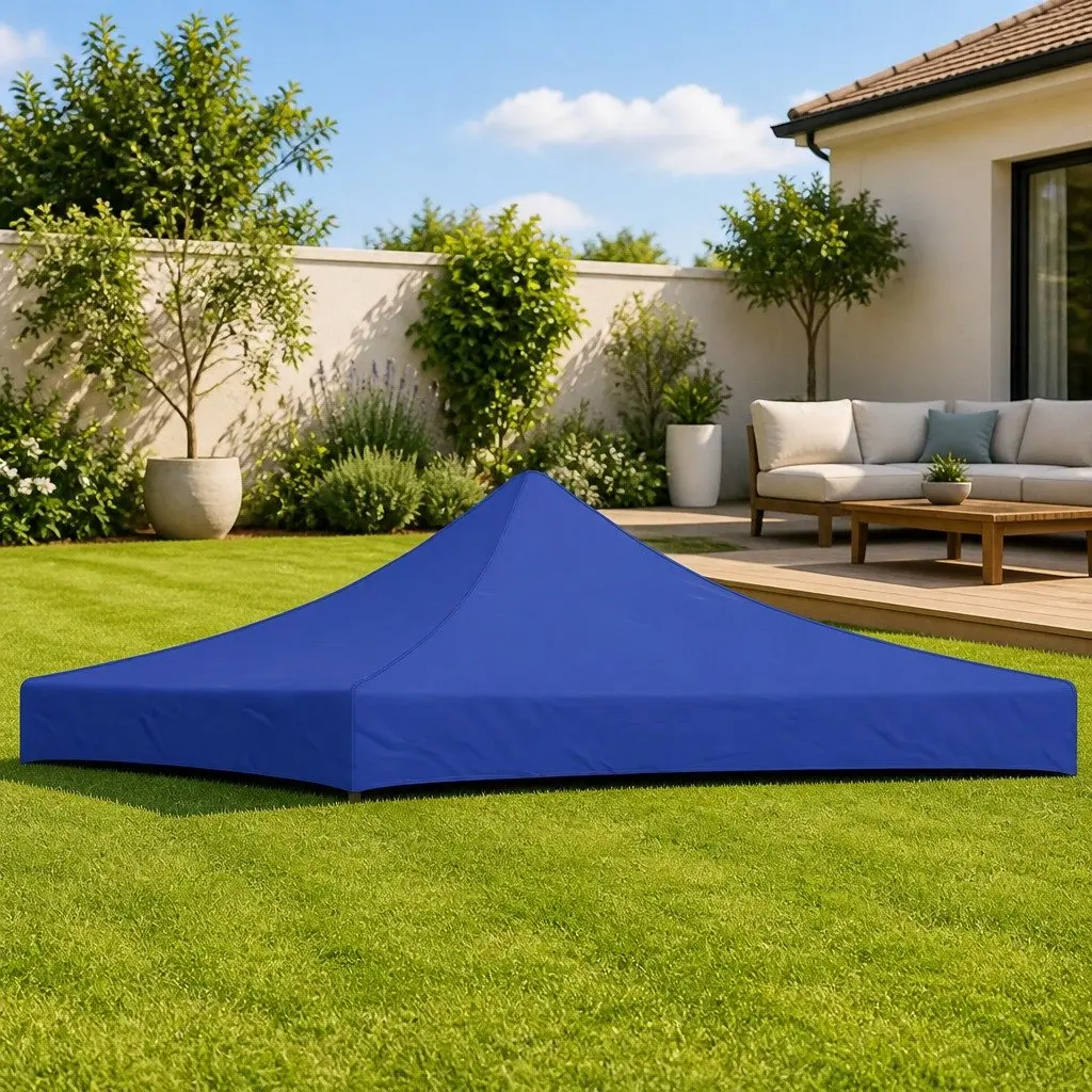 Party Tent Roof Outdoor 3x3 m Replacement Canopy Top Blue