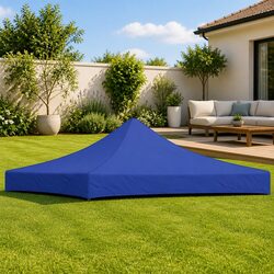 Party Tent Roof 3x3 m Replacement Canopy Top Oxford Outdoor Gazebo Cover Blue