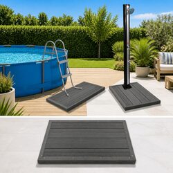 WPC Floor Element Specifications: Grey Outdoor Board