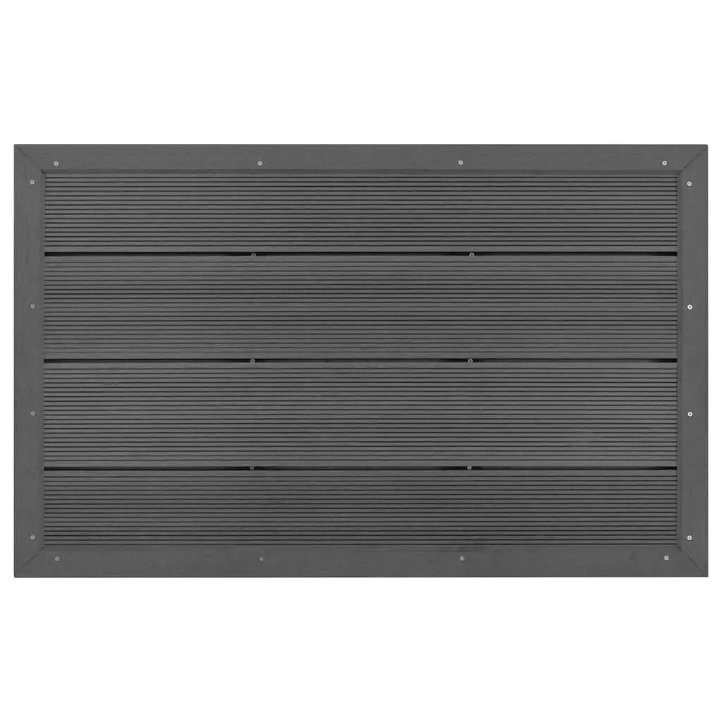 WPC Floor Element Pool Ladder Base Solar Shower Non-slip Grey Outdoor Board