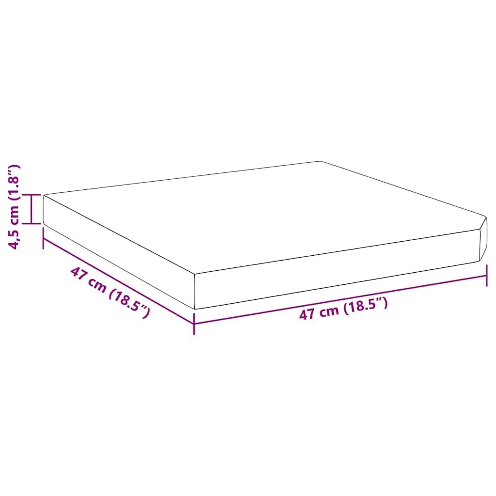 25 kg Square Grey Umbrella Weight Plate