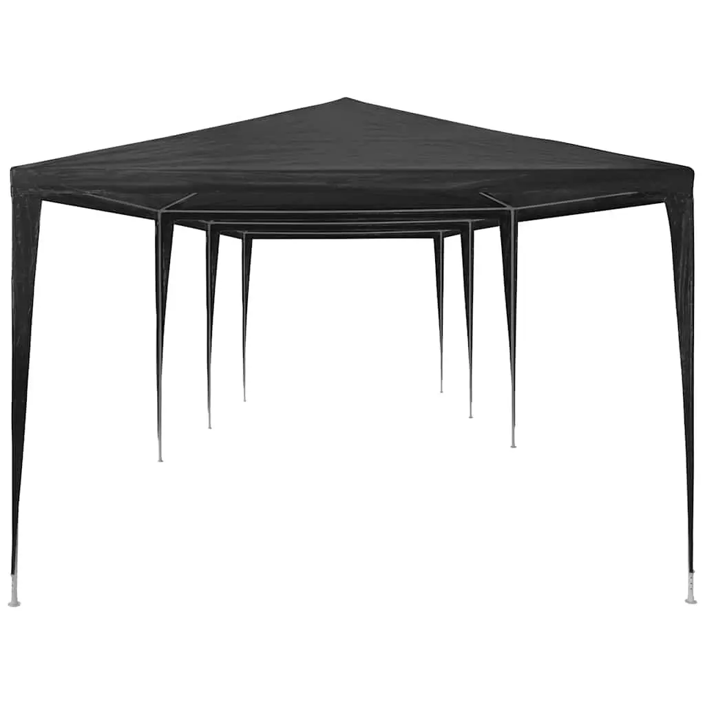 Party Tent 3x9m Outdoor Gazebo Canopy Garden Shelter Anthracite PE Material