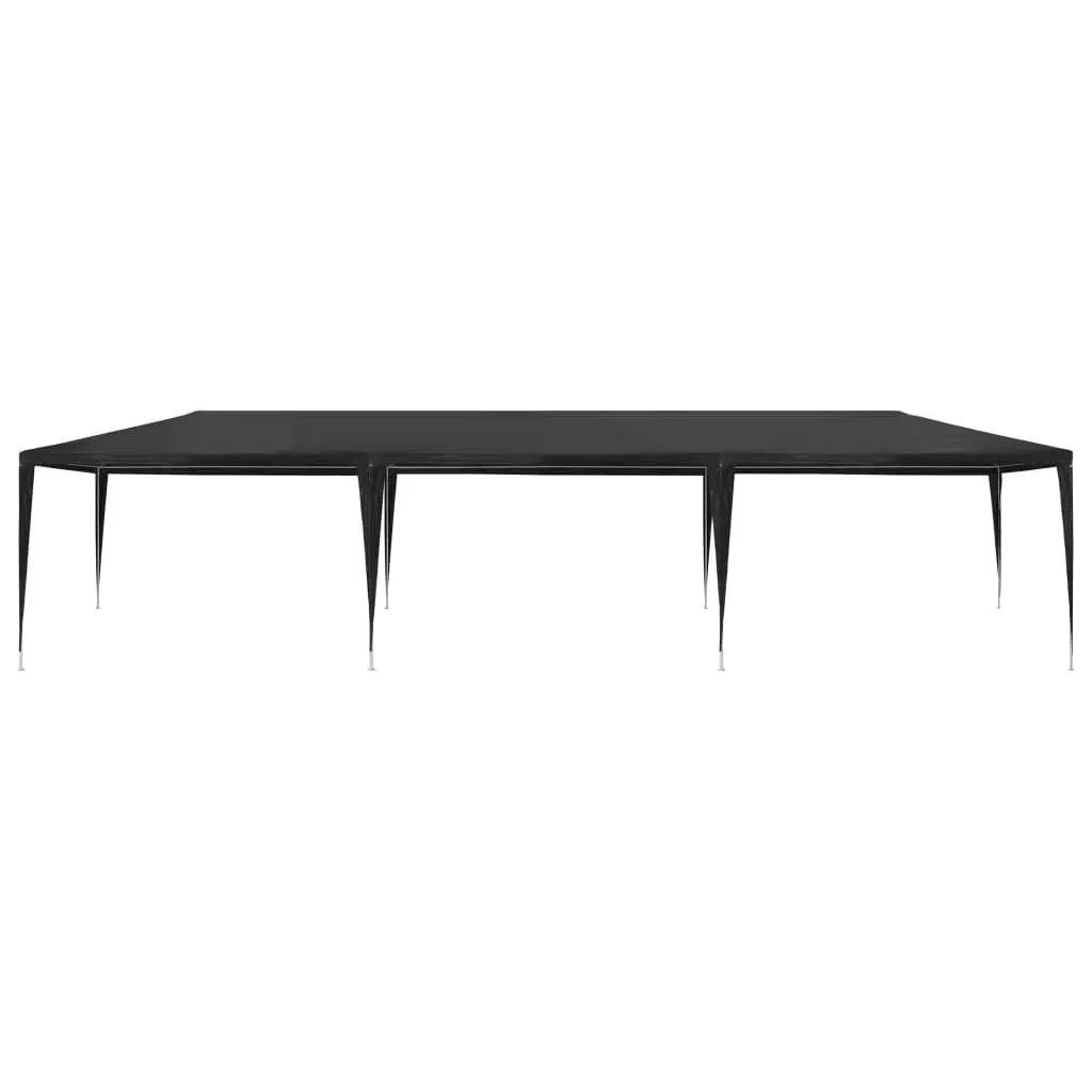 Party Tent 3x9m Outdoor Gazebo Canopy Garden Shelter Anthracite PE Material