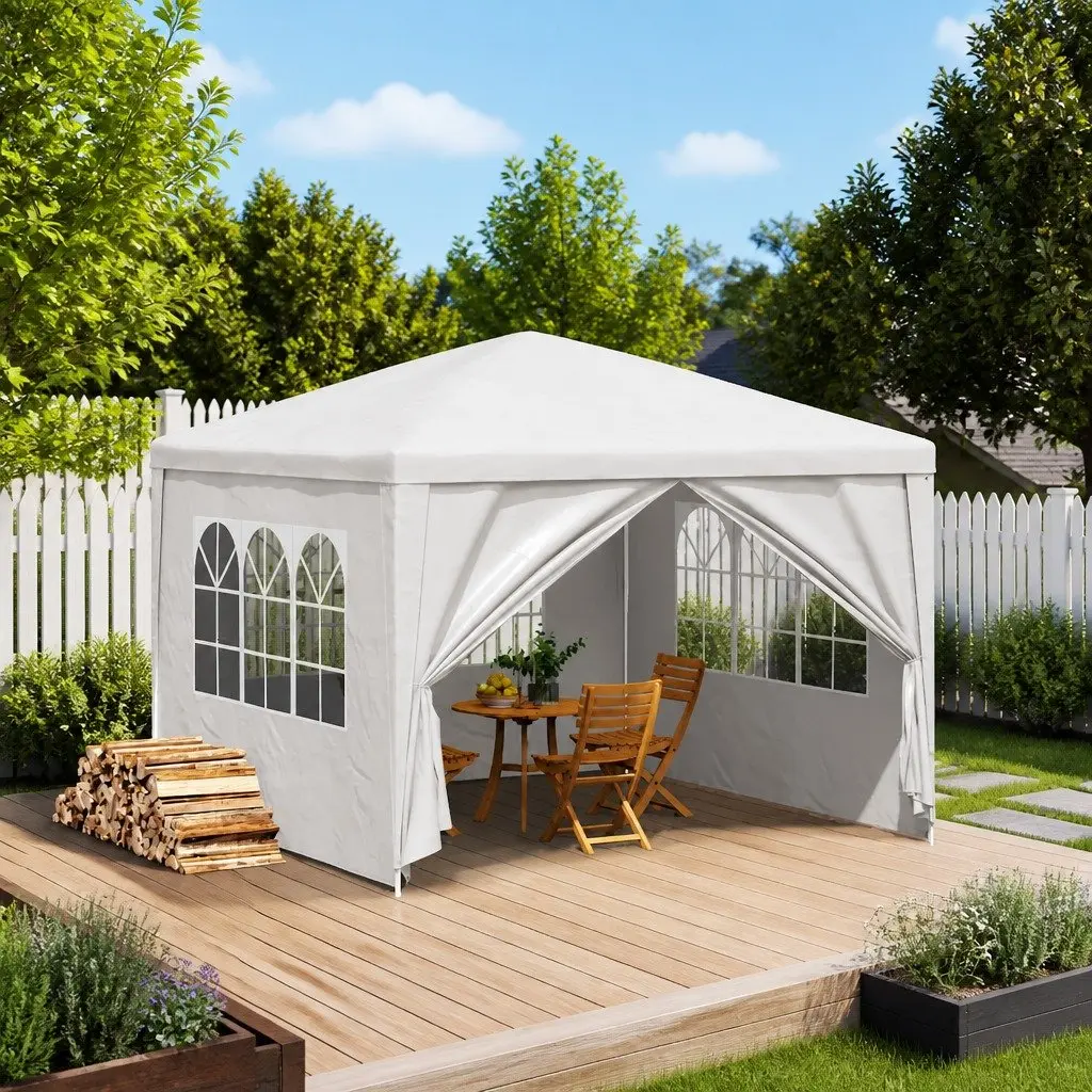 3x3 m White Outdoor Party Tent