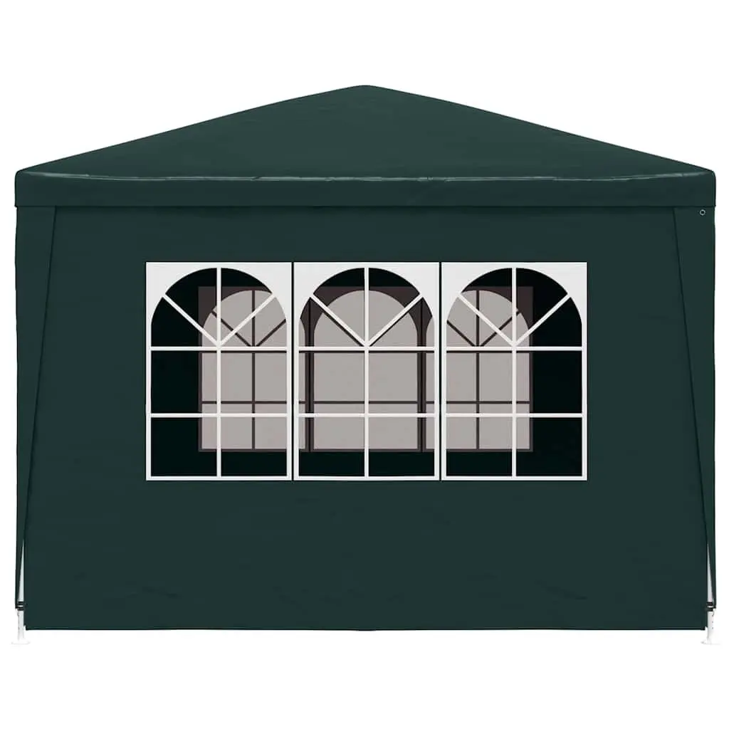 Party Tent Outdoor Canopy Gazebo 3x3m Green with Panels Door Windows