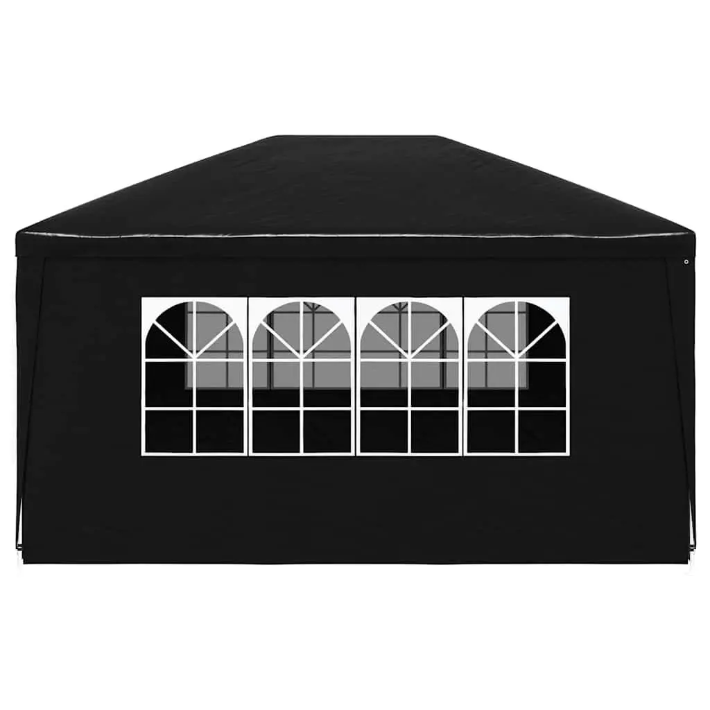 Party Tent 3x4 m Outdoor Canopy Marquee Garden Gazebo with Side Panels Door