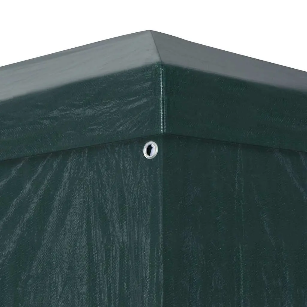 3x4 m Green Party Tent with Steel Frame and Sidewalls