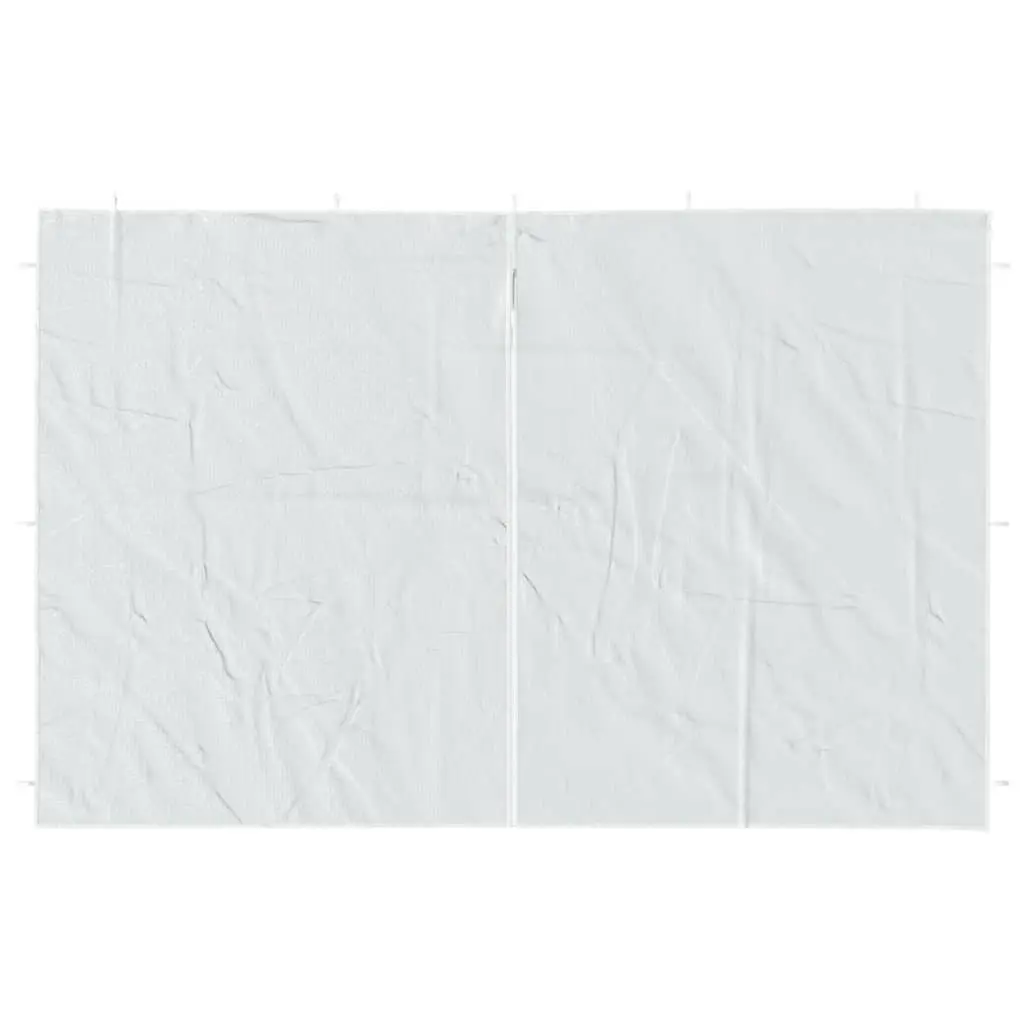 PE White Outdoor Tent Sidewall Panels, 2 Pieces