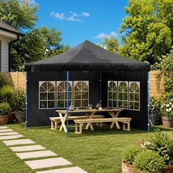 Marquee Tent Sidewalls - 2pcs, 300x300cm, Anthracite
