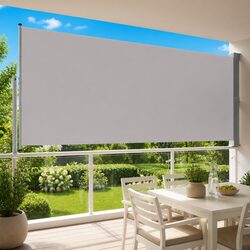 Dimensions and Features of Grey Retractable Side Awning