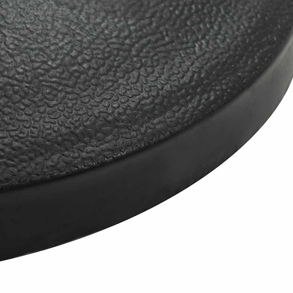Outdoor Parasol Base Half Round Weather Resistant Stand Umbrella Holder Black