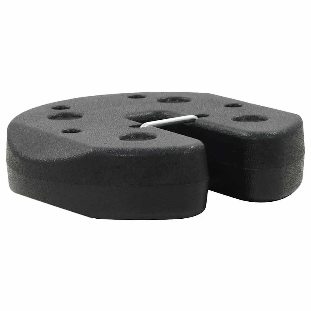 Concrete Gazebo Weight Plates 4 Pack Black Outdoor Tent Stabiliser Stackable