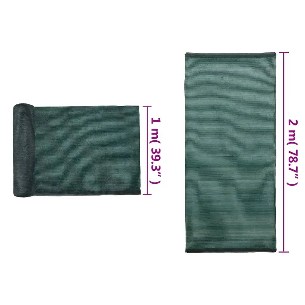 Privacy Net HDPE 2x25 m Green Garden Outdoor Shade Windbreak Balcony Patio