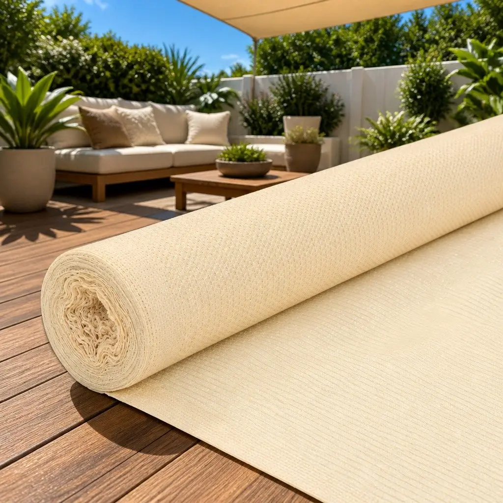 Beige Privacy Net Garden Shade 1.5x10m