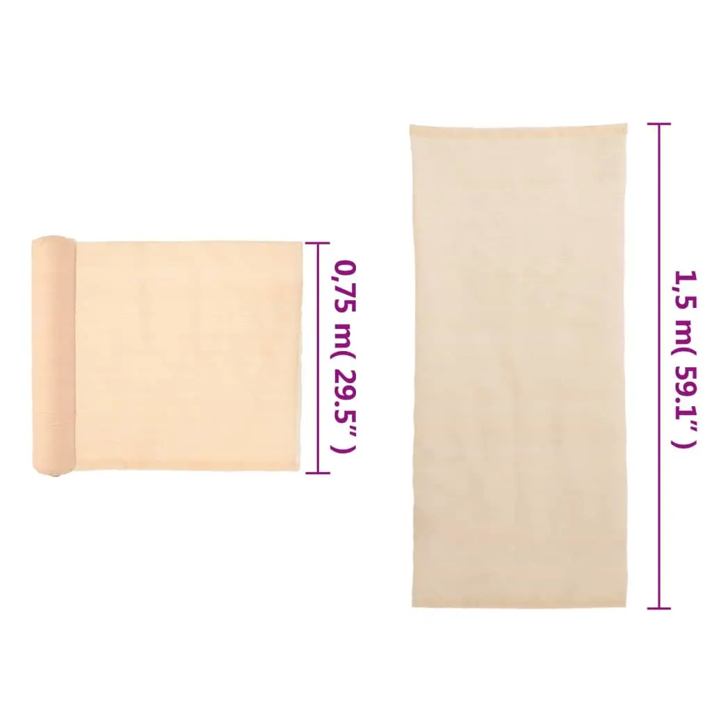 Beige Privacy Net Garden Shade 1.5x10m