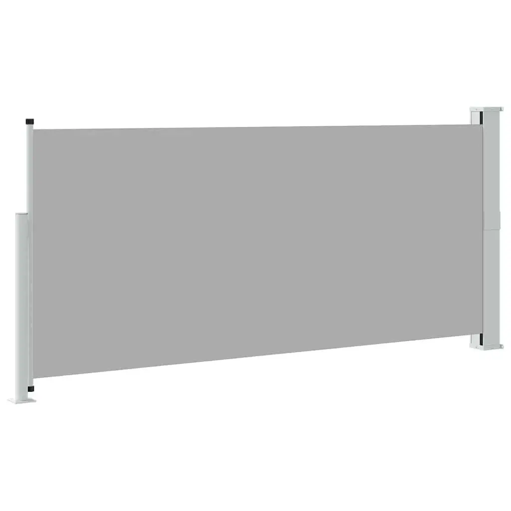 Retractable Side Awning for Outdoor Patio Garden 140 x 300 cm Grey