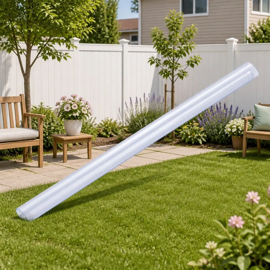 100 PVC Transparent Fence Strip Clips