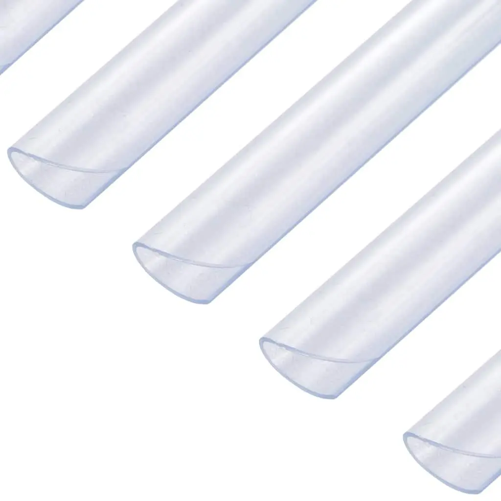 100 PVC Transparent Fence Strip Clips