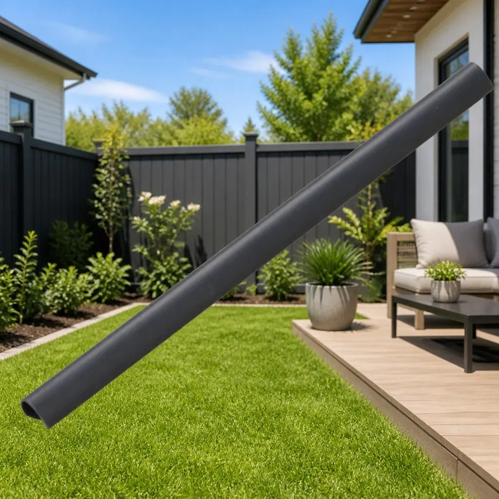 Fence Strip Clips for PVC Fencing Anthracite 100 Piece