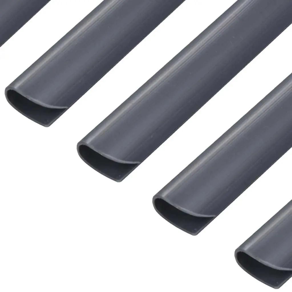 Fence Strip Clips for PVC Fencing Anthracite 100 Piece