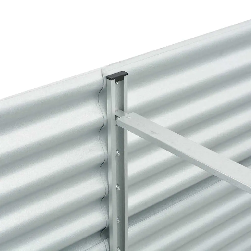 Galvanised Steel Raised Bed Outdoor Planter 240x80x81 cm